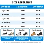 Shoe Rain Cover - Waterproof & Reusable Long Shoe Cover for Man & Women_img_4