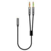 Desktop Computer Headphone Adapter Cable Microphone Two-In-One Conversion Mobile Phone Headset Splitter Audio One-To-Two - Duel to combo port 3.5mm_img_4