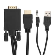VGA to HDMI Adapter Cable with Audio Input – Supports 1080P Full HD for PC, Laptop, PS4, Xbox, TV Box_img_3