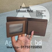 Coach Brand Short Premium Embossed wallet With Box & Dust Bag_img_4