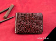 Crocodile Wallet Short - Chocolate_img_0
