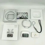A9 Pro ANC Touch Screen Display Earbuds – White Color_img_1