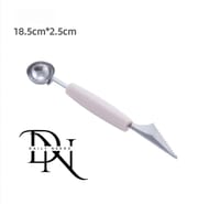 Stainless Steel Fruit Platter Digging Tool – Fruit Ball Carving Artifact, Watermelon Cutter, Meat & Naan Digging Spoon_img_0