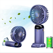 Portable Fan Personal Fan 5000MAh Rechargeable,5 Speeds with LED Display,90° Adjustable_img_1