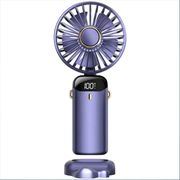 Portable Fan Personal Fan 5000MAh Rechargeable,5 Speeds with LED Display,90° Adjustable_img_2