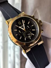 MK Chronograph Watch Golden_img_1