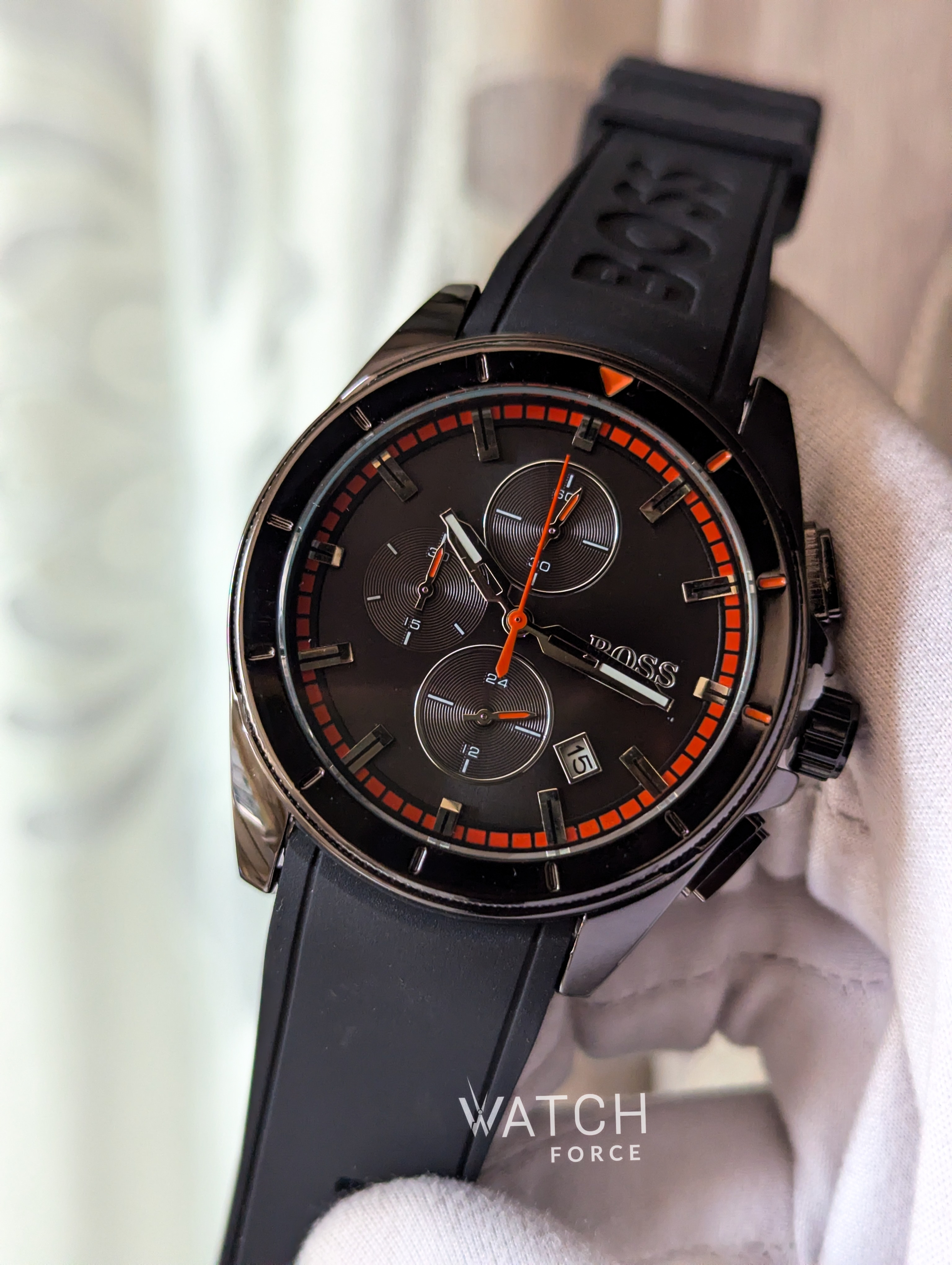 Boss Chronograph Watch Black_img_0