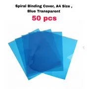 Spiral Binding Cover, A4 Size , Transparent or Blue Transparent Pack of 10 or 50 Sheets_img_6