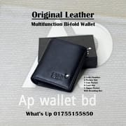 Mont Blanc Multifunction Bi-fold Original Leather Wallet With OG Box_img_2