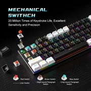 Zifriend BD61 HE Gaming Mechanical Keyboard Russian Version E-sport Gaming Accessories RGB Keyboard Wired Keyboard Hotswap_img_2