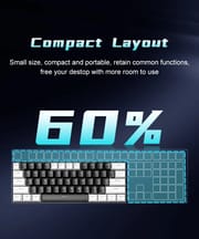 Zifriend BD61 HE Gaming Mechanical Keyboard Russian Version E-sport Gaming Accessories RGB Keyboard Wired Keyboard Hotswap_img_3