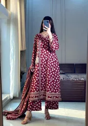 New Khaddar Gown Three Piece Set (2026 Eid Special)_img_0