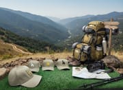 Desert Sand Khaki LA Embroidered Cap with Metal Clip Adjuster // BRANDZ X_img_11