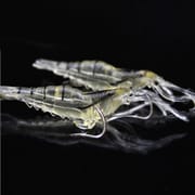 Lifelike Shrimp Fishing Lures, 5cm, Slow Sinking Soft Bait with Single Hook - Ideal for Bass, Trout, Salmon in Freshwater & Saltwater, Fishing Bait_img_3