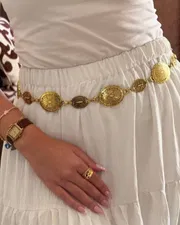 Vintage oxidized waist chain_img_1