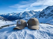 NY Design Adjustable Cap – Sand Kaki Base, White & Light Golden Logo, 100% Cotton_img_0