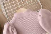 Kids Girls Winter Knit Bow Warm Long Sleeve Party Dress (6 months to 5 years) for ANGEL_img_10