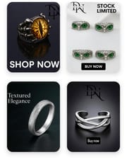 Double Delight Deal – 4-Piece Premium Ring Combo at 399 Taka | Daily Needs_img_0