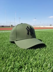 NY Adjustable Cotton Cap – Forest Depth Green with Black Logo_img_2