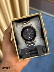 Bestwin BW163 Stainless Steel Watch (Silver-Black)_img_4