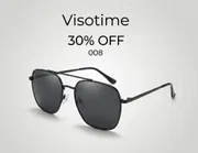 Visotime Geometric Double-Bridge Aviator-Style Sunglasses - Black_img_2