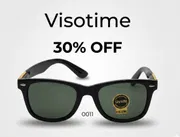 Visotime Classic Black Square Frame Sunglasses with Gold Accents and UV400 G-15 Lenses (Model 0011)_img_0