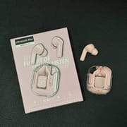 Ultrapods Max 5.3 Wireless Earbuds with Touch Control and Hi-Res Audio, Bluetooth 5.3, LED Display, Clear Transparent Design - New_img_1