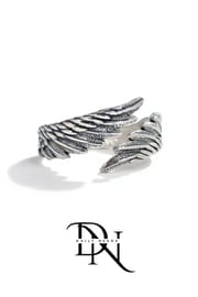 Unisex Angel Ring – Stylish Silver Wing Design | Daily Needs Jewelry_img_0