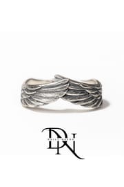 Angel Wings Unisex Ring – Silver Feather Design | Daily Needs Jewelry_img_1