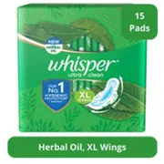 Whisper Sanitary Napkin Ultra Clean 15 pads_img_0
