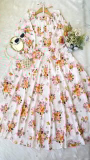 Beach Gown- Orange Flora🧡_img_1