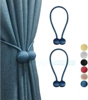 2 Pcs Magnetic Curtain Tiebacks | European Style Decorative Rope Buckle for Sheer & Blackout Curtains | Price in BD_img_2