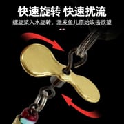 5 pcs 10g Spoon Lure for Fishing - Modified Moth Sequins Fly Sequins Hanging Propeller Fly Hook Poisonous Mosquito Hook Remote Lure Fly Bait Fly Bait_img_8