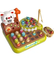 Childerns large hamer fishing 4in 1 game box_img_1