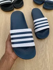 Adidas Adilette Slide (White-Blue)_img_1