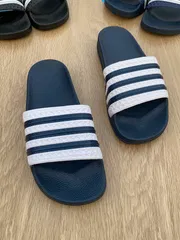Adidas Adilette Slide (White-Blue)_img_2