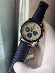 Omega Chronograph Watch White Face_img_1