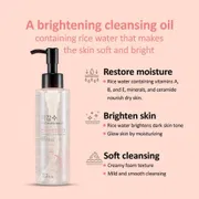 The Face Shop Rice Water Bright Light Facial Cleansing Oil, 150ml By koreanbeautypoint_img_0