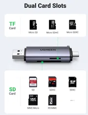 UGREEN 2-in-1 USB C & USB 3.0 SD/TF Card Reader_img_3