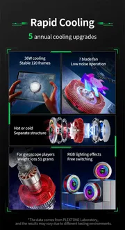 Plextone EX3 Pro 36w Mobile And Tablet Cooler Fan_img_13
