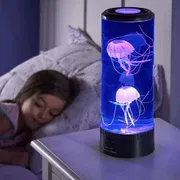 Jellyfish Lamp Aquarium Lampka Nocna 7 Colors Fancy LED USB Table Night Light Children's Gift Lighting for Home Bedroom Decor_img_0