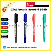 GXIN Permanent Marker Both side Tip (0.5mm and 1 mm ) CD/DVD Marker 1pcs Black / Blue / Red / Green_img_0