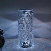 16 Colors Crystal Night Light LED Touch Projection Table Lamp Rose Remote Dimmable USB Romantic Atmosphere Light for Decor Home_img_18