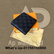Louis Vuitton Black Daba Short Wallet With Premium Box & Dust bag_img_0