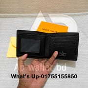 Louis Vuitton Black Daba Short Wallet With Premium Box & Dust bag_img_3