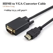 HDMI to VGA converter cable 1.8 Meter for VGA input based monitors_img_0