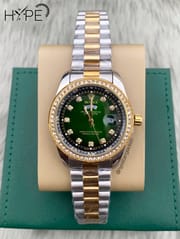 R0LEX DayDate stone bezel (Green dial)_img_0