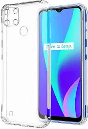 Realme C15 Soft Silicone Transparent Back Cover_img_0