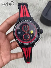 Ferrari chronograph rubber belt (red) style-2_img_0