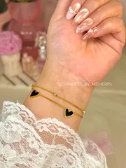 Double layer black love bracelet_img_0